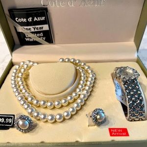 Côte d’Azur Pearl jewelry set